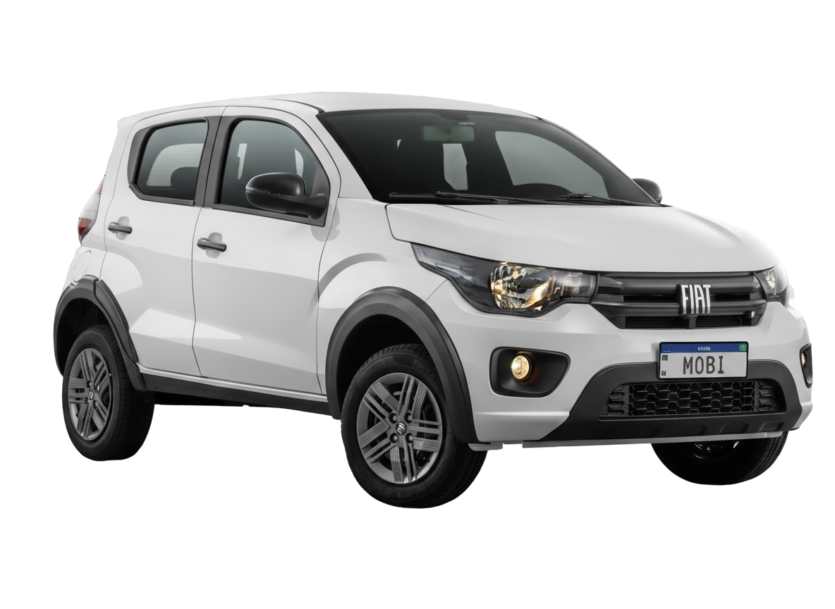 Fiat Mobi Branco - Ritmo Rent a Car
