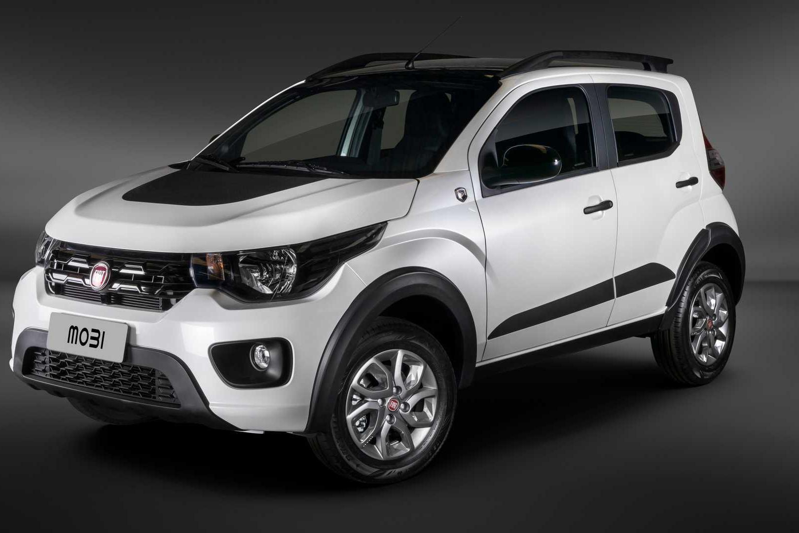 Fiat Mobi Branco Lateral